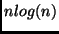 $nlog(n)$