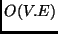 $O(V.E)$
