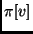 $\pi [v]$
