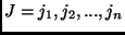 $J= {j_1, j_2, ..., j_n}$