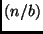 $(n/b)$
