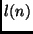 $l(n)$