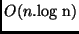 $O(n.\mbox{log n})$