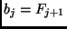 $b_j = F_{j + 1}$