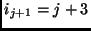 $i_{j + 1} = j + 3$