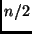 $n/2$