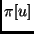 $\pi [u]$