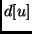 $d[u]$