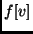 $f[v]$