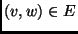$(v, w) \in E$